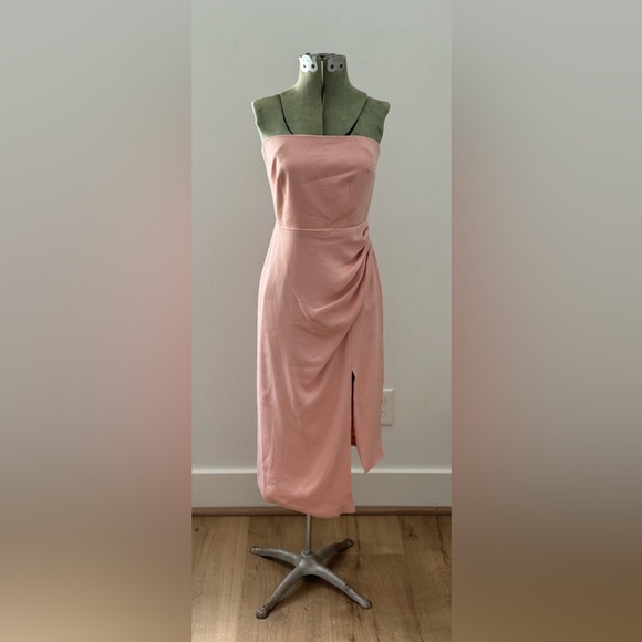 Cushnie | Blush Strapless Dress | 4 - Picture 1 of 4